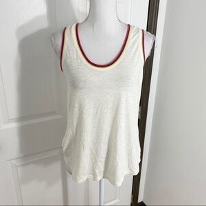 Gap Scoop Neck Tank Top Small Scoop Neck White Blouse Shirt